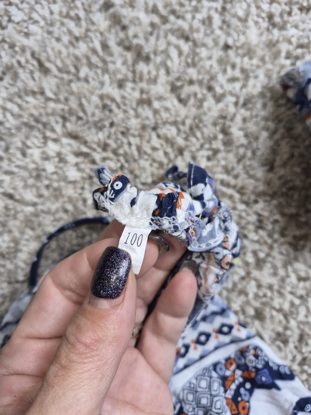 Blue Elephant Print Halter Jumpsuit